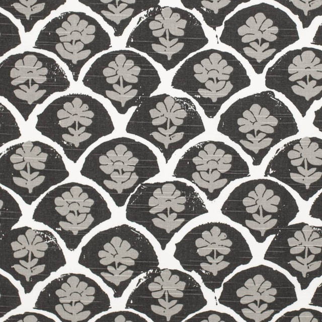 CB600-236 by Charlotte Designer Fabric Shades of Onyx 100% Cotton USA Exceeds 54,000 Wyzenbeek Rubs (Heavy Duty) Horizontal 13.5" x Vertical 12.5" 54 Inches - Swanky Fabrics -