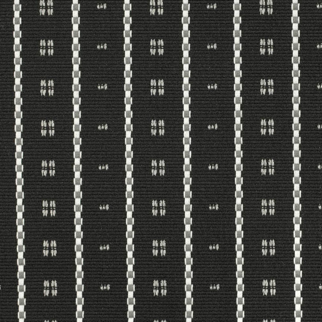 CB600-241 by Charlotte Designer Fabric Shades of Onyx 100% Polyester Asia Exceeds 30,000 Wyzenbeek Rubs (Heavy Duty) Horizontal 3" x Vertical 1.5" 54 Inches - Swanky Fabrics -
