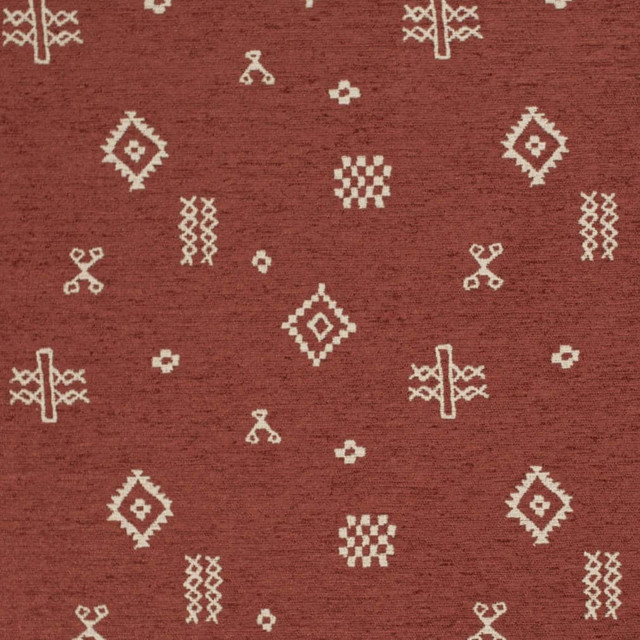 CB700-525 by Charlotte Designer Fabric Shades of Redwood 100% Polyester Asia Exceeds 96,000 Wyzenbeek Rubs (Heavy Duty) Horizontal 9.5" x Vertical 8.5" 54 Inches - Swanky Fabrics -