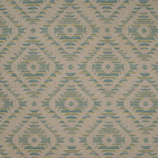 Aztec Geneva - Juniper by Europatex Designer Fabric Aztec 65% Polyester, 35% Cotton China See Sample Horizontal: N/A and Vertical: N/A 54.00 inches  - Swanky Fabrics -