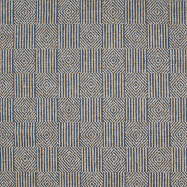 Aztec Osiris - Royal by Europatex Designer Fabric Aztec 72% Polyester, 28% Cotton China See Sample Horizontal: N/A and Vertical: N/A 54.00 inches  - Swanky Fabrics -