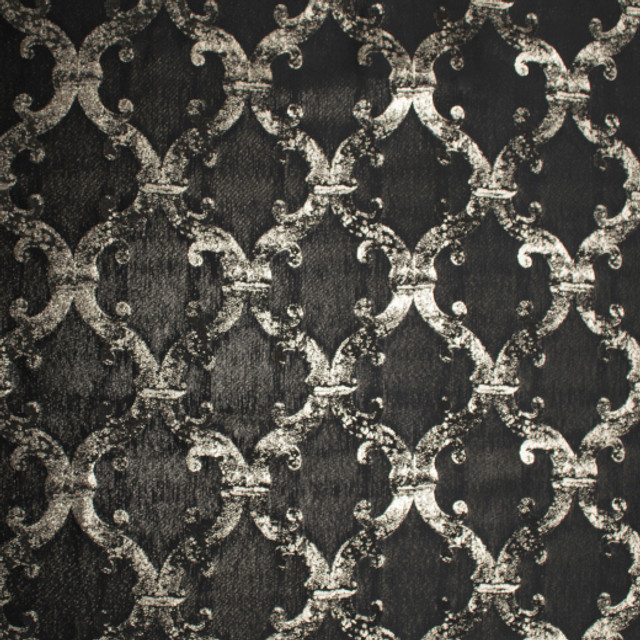 Dazzle - Damask - Black Gold by Europatex Designer Fabric Dazzle 100% Polyester China See Sample Horizontal: N/A and Vertical: N/A 118.00 inches  - Swanky Fabrics - Dazzle - Damask - Black Gold by Europatex Designer Fabric Dazzle 100% Polyester China See Sample Horizontal: N/A and Vertical: N/A 118.00 inches  - Swanky Fabrics -
