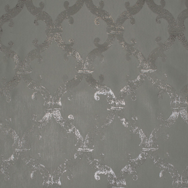 Dazzle - Damask - Silver White by Europatex Designer Fabric Dazzle 100% Polyester China See Sample Horizontal: N/A and Vertical: N/A 118.00 inches  - Swanky Fabrics - Dazzle - Damask - Silver White by Europatex Designer Fabric Dazzle 100% Polyester China See Sample Horizontal: N/A and Vertical: N/A 118.00 inches  - Swanky Fabrics -