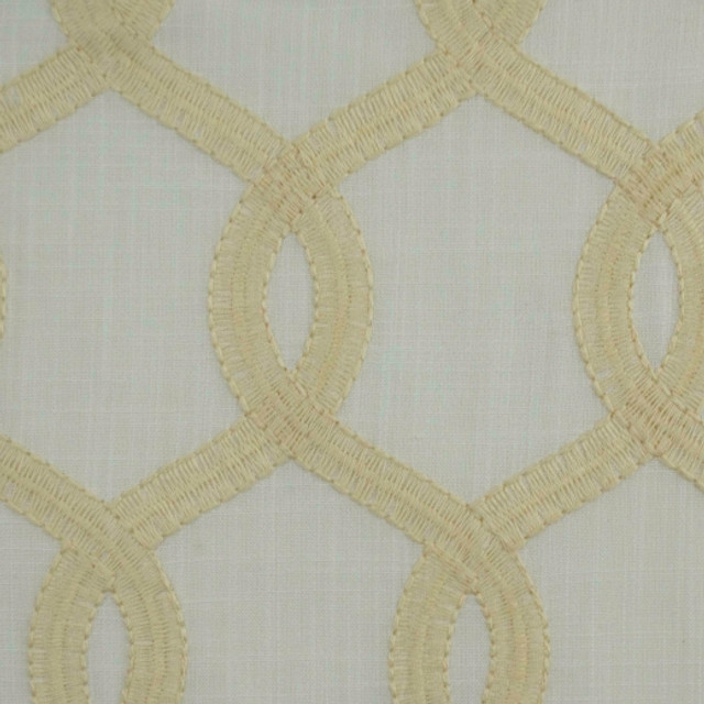 Nantucket - Ivory by Europatex Designer Fabric Nantucket Collection 100% Polyester China See Sample Horizontal: N/A and Vertical: N/A 55.00 inches  - Swanky Fabrics -