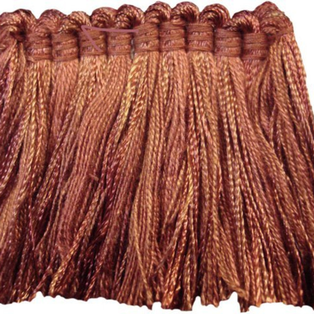 2020 - Brick by Europatex Designer Fabric Necessities 100% Polyester China See Sample Horizontal: N/A and Vertical: N/A 2.25 inches  - Swanky Fabrics -