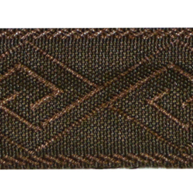 7125-COCOA by Europatex Designer Fabric Necessities 100% Polyester China See Sample Horizontal: N/A and Vertical: N/A 1.50 inches  - Swanky Fabrics -