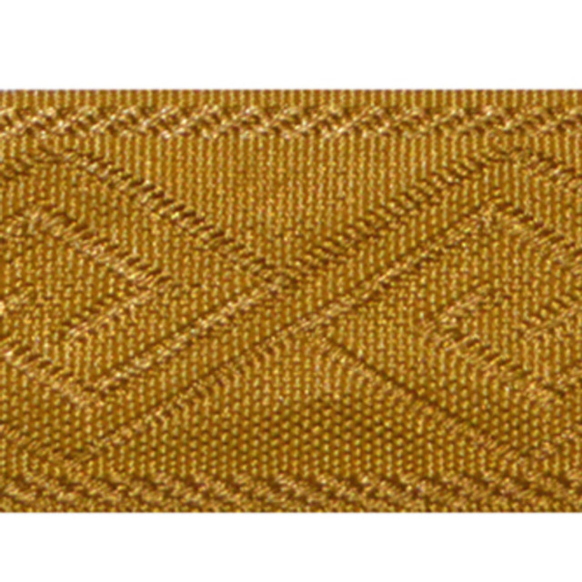 7125-GOLD by Europatex Designer Fabric Necessities 100% Polyester China See Sample Horizontal: N/A and Vertical: N/A 1.50 inches  - Swanky Fabrics -