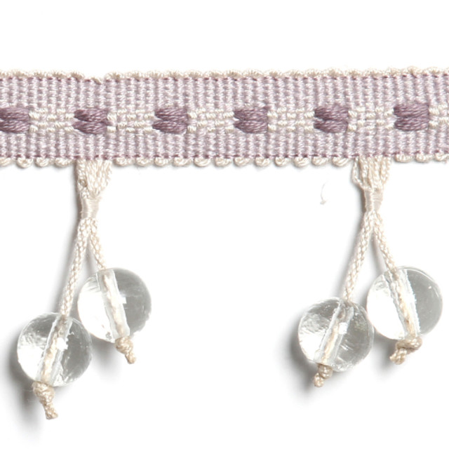 Buccheri - Lilac by Europatex Designer Fabric San Marino Fibranne 62% / Linen 35% / Polyester 3% China See Sample Horizontal: N/A and Vertical: N/A 1.90 inches  - Swanky Fabrics -