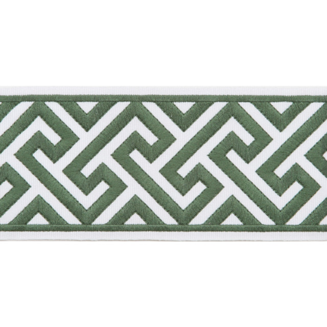 Capri - Emerald by Europatex Designer Fabric Capri 51% Fibranne, 49% Polyester China See Sample Horizontal: N/A and Vertical: N/A 3.50 inches  - Swanky Fabrics -