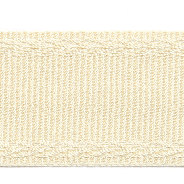 Dainty - Mayonnaise by Europatex Designer Fabric Dainty & Majestic 100% Polyester China See Sample Horizontal: N/A and Vertical: N/A 1.50 inches  - Swanky Fabrics -