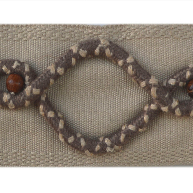 Friendly - Mink by Europatex Designer Fabric Yarn Palette 50% Viscose/ 50% Cotton China See Sample Horizontal: N/A and Vertical: N/A 2.00 inches  - Swanky Fabrics -