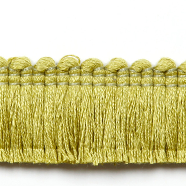 Legacy Brushed Fringe Kiwi by Europatex Designer Fabric Legacy 97% Linen / 3% Polyester China See Sample Horizontal: N/A and Vertical: N/A 1.20 inches  - Swanky Fabrics -