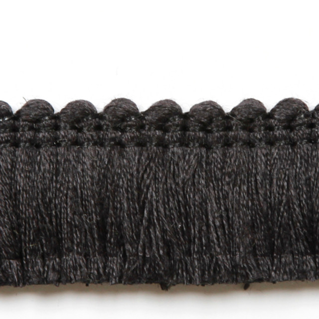 Legacy Brushed Fringe Smoke by Europatex Designer Fabric Legacy 97% Linen / 3% Polyester China See Sample Horizontal: N/A and Vertical: N/A 1.20 inches  - Swanky Fabrics -