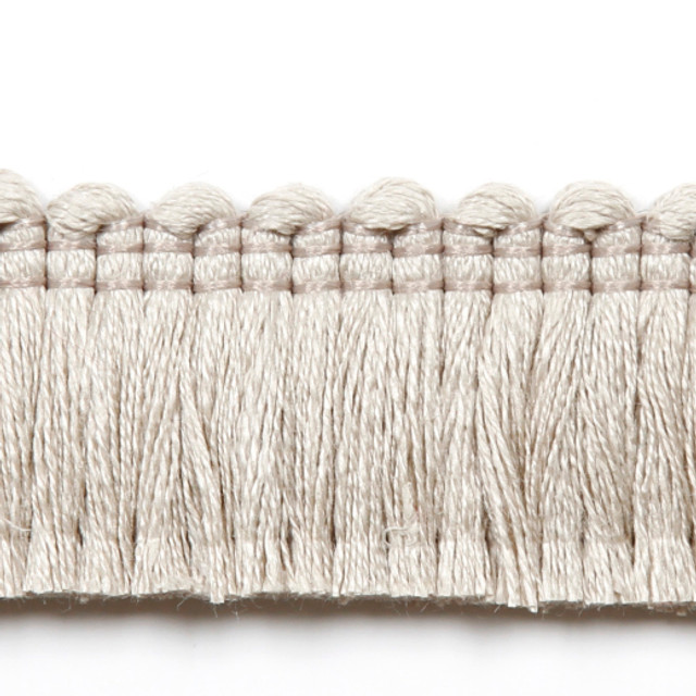 Legacy Brushed Fringe Stone by Europatex Designer Fabric Legacy 97% Linen / 3% Polyester China See Sample Horizontal: N/A and Vertical: N/A 1.20 inches  - Swanky Fabrics -