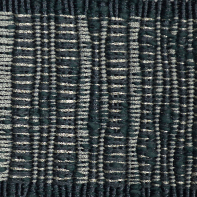 Legacy Tape Marine by Europatex Designer Fabric Legacy 64% Cotton / 26%Rayon / 5% Linen / 5% Metallic yarns China See Sample Horizontal: N/A and Vertical: N/A 2.50 inches  - Swanky Fabrics -