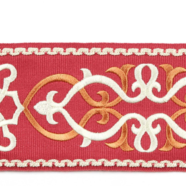 Mainz - Spring by Europatex Designer Fabric Tapes Galore 100% Polyester China See Sample Horizontal: N/A and Vertical: N/A 3.05 inches  - Swanky Fabrics -