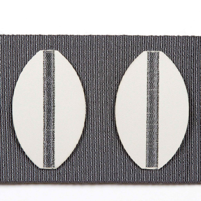 Paros - Woodsmoke by Europatex Designer Fabric Kos & Paros 55% Faux Leather / 22% Fibranne / 12% Metallic yarn / 10% Rayon / 1% Polyester China See Sample Horizontal: N/A and Vertical: N/A 3.00 inches  - Swanky Fabrics -