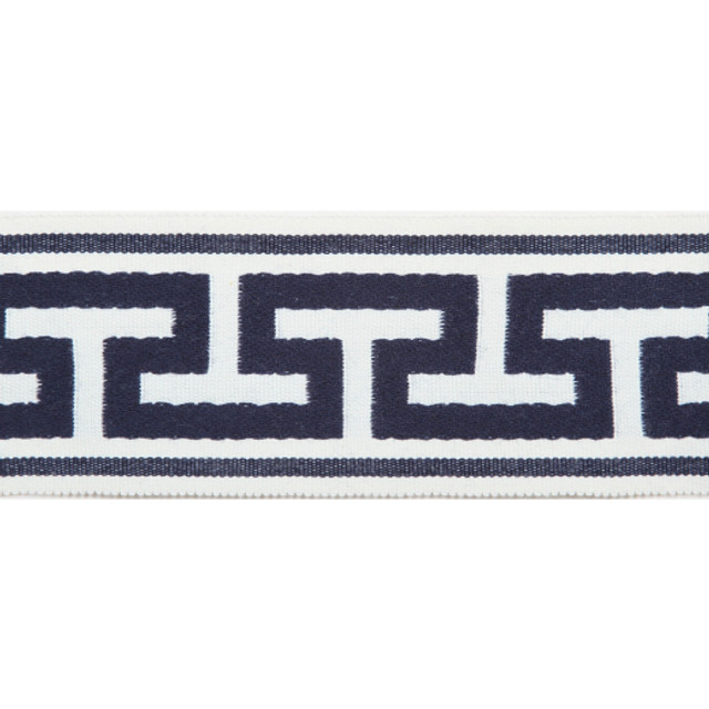 Pergola - Embroidered Tape - Marine by Europatex Designer Fabric Pergola 1 China See Sample Horizontal: N/A and Vertical: N/A 2.75 inches  - Swanky Fabrics -
