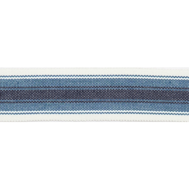 Pergola - Striped Tape - Marine by Europatex Designer Fabric Pergola 100% Solution Dyed Acrylic China See Sample Horizontal: N/A and Vertical: N/A 1.50 inches  - Swanky Fabrics -