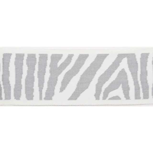 Pergola - Zebra Tape - Gray by Europatex Designer Fabric Pergola 100% Solution Dyed Acrylic China See Sample Horizontal: N/A and Vertical: N/A 3.25 inches  - Swanky Fabrics -