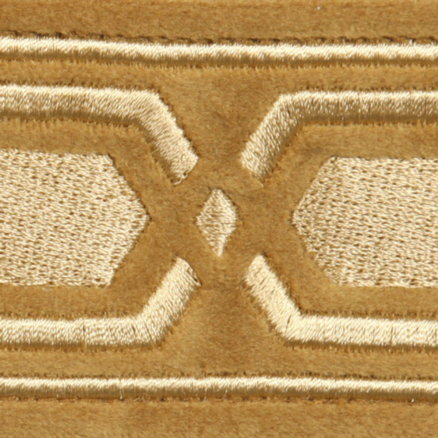 Roman Key Saffron by Europatex Designer Fabric Roman Key  China See Sample Horizontal: N/A and Vertical: N/A 2.00 inches  - Swanky Fabrics -