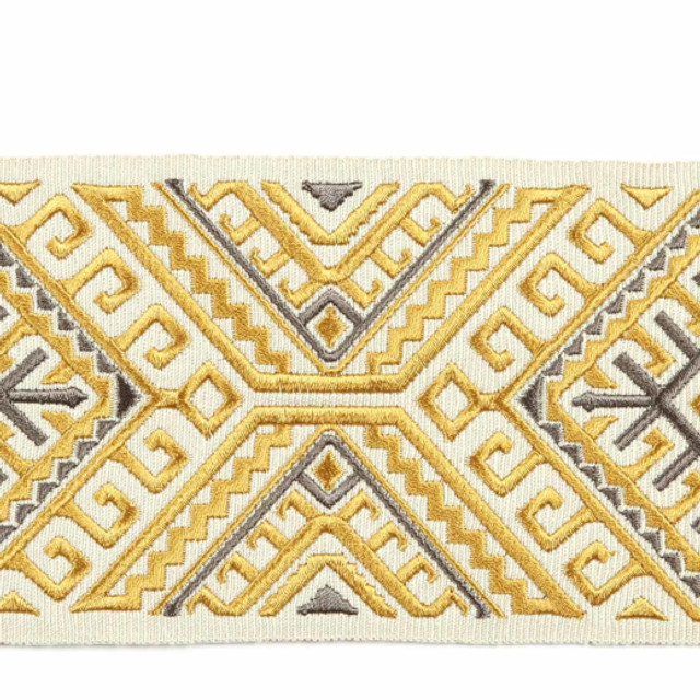 Vaduz - Dusk by Europatex Designer Fabric Tapes Galore 100% Polyester China See Sample Horizontal: N/A and Vertical: N/A 3.50 inches  - Swanky Fabrics -