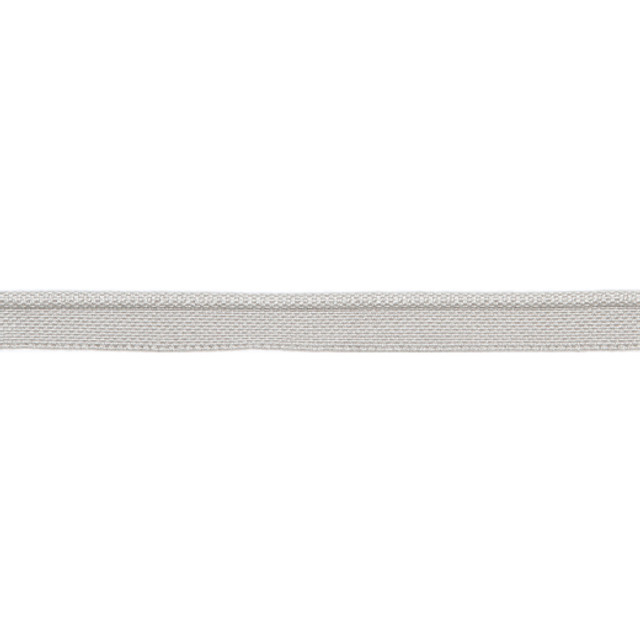 Versailles 1/8" Piping Woven Lip Cord - Platinum by Europatex Designer Fabric Versailles 64% Rayon, 36% Cotton China See Sample Horizontal: N/A and Vertical: N/A 0.13 inches  - Swanky Fabrics -