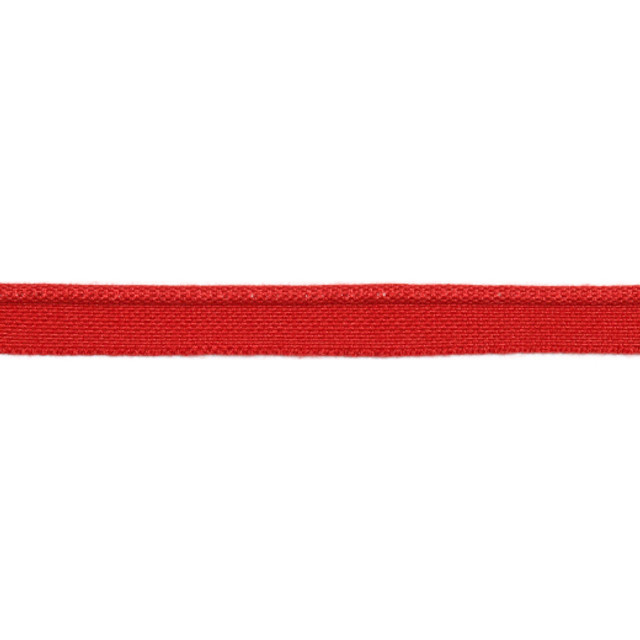 Versailles 1/8" Piping Woven Lip Cord - Red by Europatex Designer Fabric Versailles 64% Rayon, 36% Cotton China See Sample Horizontal: N/A and Vertical: N/A 0.13 inches  - Swanky Fabrics -