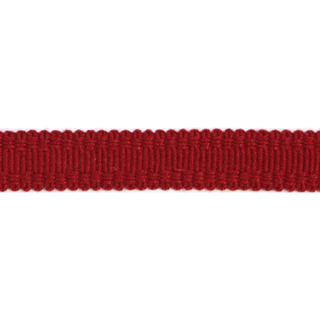 Versailles 9/16" Raised Edge Gimp - Dark Cherry by Europatex Designer Fabric Versailles 100% Rayon China See Sample Horizontal: N/A and Vertical: N/A 0.56 inches  - Swanky Fabrics -