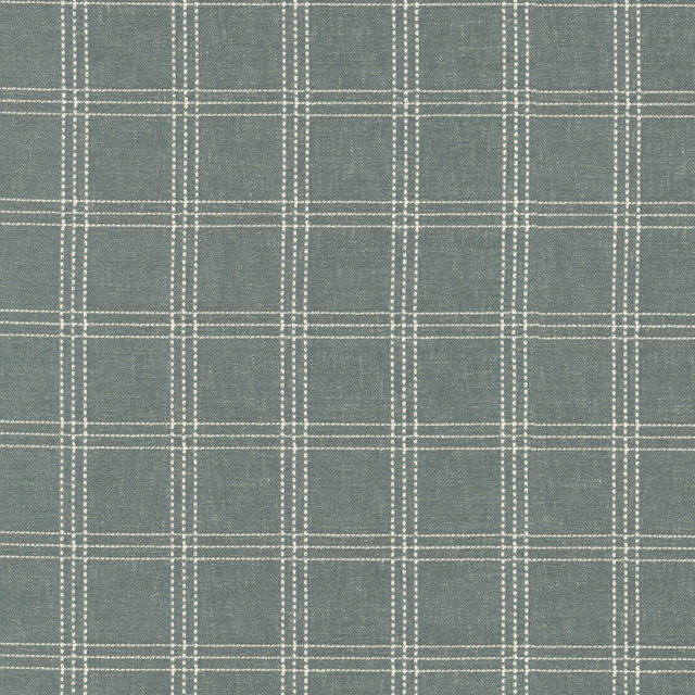 Catalina Check Chambray 470610 by PKL Studio Designer Fabric - 83% polyester, 17% cotton India 51000 Horizontal: 2.25 and Vertical: 2 55 - Swanky Fabrics -