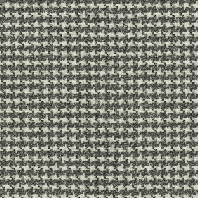 Lia Houndstooth Domino 470600 by PKL Studio Designer Fabric - 100% polyester India 51000 Horizontal: 0.625 and Vertical: 0.625 54 - Swanky Fabrics -