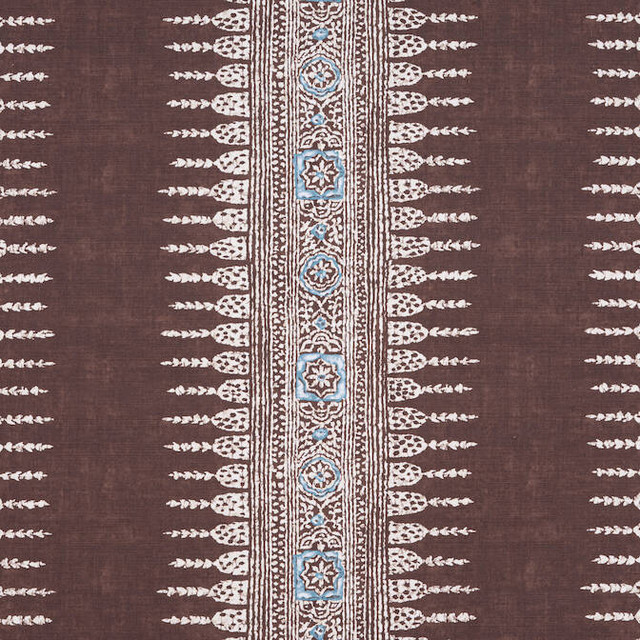 Javanese Stripe Brown AF15139 by Anna French Fabric Anna French Fabric Javanese Stripe Brown AF15139Fabric Antilles Fabric Book 60% Linen, 30% Cot, 10% Nylon THAILAND </p><p>Repeat: V: 16.5 54 - Fabric Carolina -