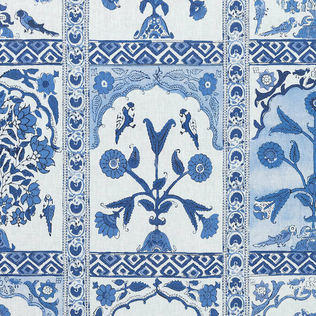 Indian Panel Blue F910629 by Thibaut Fabric Thibaut Fabric Indian Panel Blue F910629Fabric Ceylon Fabric 100% Linen THAILAND </p><p>Repeat: V: 35 54 - Fabric Carolina - Indian Panel Blue F910629 by Thibaut Fabric Thibaut Fabric Indian Panel Blue F910629Fabric Ceylon Fabric 100% Linen THAILAND </p><p>Repeat: V: 35 54 - Fabric Carolina -