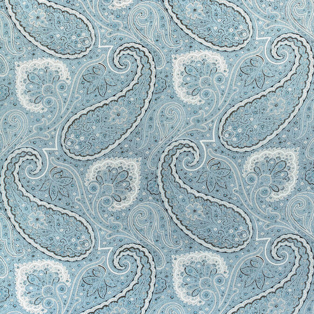 Sherrill Paisley Aqua F985078 by Thibaut Fabric Thibaut Fabric Sherrill Paisley Aqua F985078Fabric Greenwood Fabric Book 65% Linen, 26% Cotton, 9% Nylo UNITED KINGDOM </p><p>Repeat: V: 34 54 - Fabric Carolina - Sherrill Paisley Aqua F985078 by Thibaut Fabric Thibaut Fabric Sherrill Paisley Aqua F985078Fabric Greenwood Fabric Book 65% Linen, 26% Cotton, 9% Nylo UNITED KINGDOM </p><p>Repeat: V: 34 54 - Fabric Carolina -