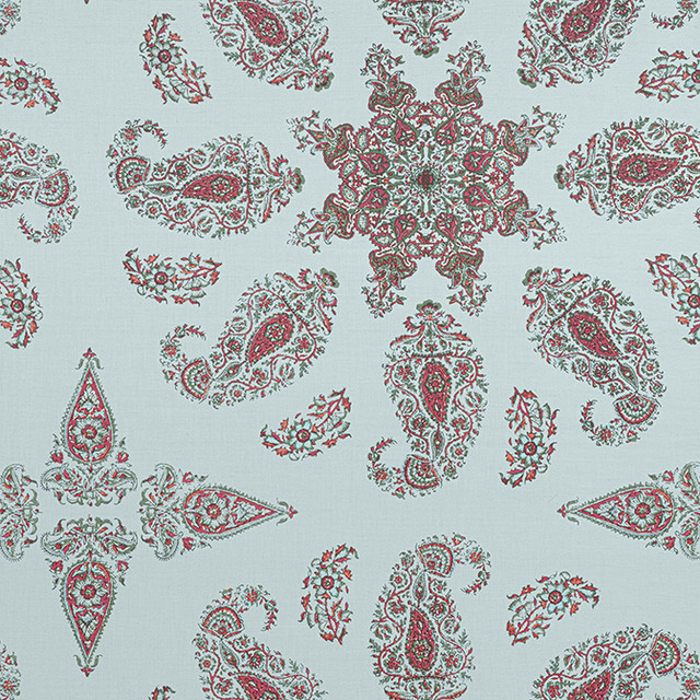 East India Raspberry and Teal F936431 by Thibaut Fabric Thibaut Fabric East India Raspberry and Teal F936431Fabric Indienne Fabric Book 59% Cotton, 41% Linen INDIA </p><p>Repeat: V: 26.25 54 - Fabric Carolina - East India Raspberry and Teal F936431 by Thibaut Fabric Thibaut Fabric East India Raspberry and Teal F936431Fabric Indienne Fabric Book 59% Cotton, 41% Linen INDIA </p><p>Repeat: V: 26.25 54 - Fabric Carolina -