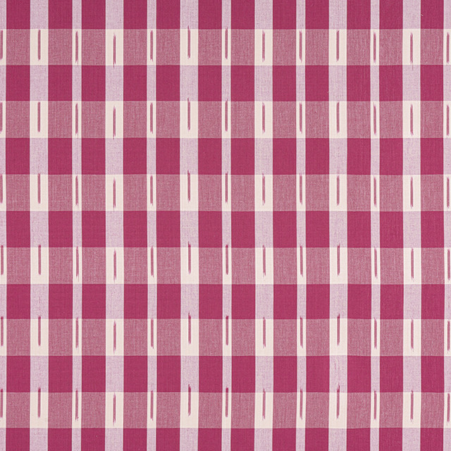 Ellastone Check Raspberry W736440 by Thibaut Fabric Thibaut Fabric Ellastone Check Raspberry W736440Fabric Indienne Fabric Book 100% Cotton INDIA </p><p>Repeat: V: 4.5 54 - Fabric Carolina -
