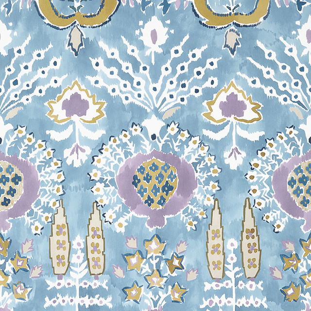 Mendoza Suzani French Blue and Lavender T16244 by Thibaut Wallpaper Thibaut Wallpaper Mendoza Suzani French Blue and Lavender T16244Wallpaper Kismet Non Woven Wallpaper U.S.A. </p><p>Repeat: V: 36 27 - Fabric Carolina - Mendoza Suzani French Blue and Lavender T16244 by Thibaut Wallpaper Thibaut Wallpaper Mendoza Suzani French Blue and Lavender T16244Wallpaper Kismet Non Woven Wallpaper U.S.A. </p><p>Repeat: V: 36 27 - Fabric Carolina -