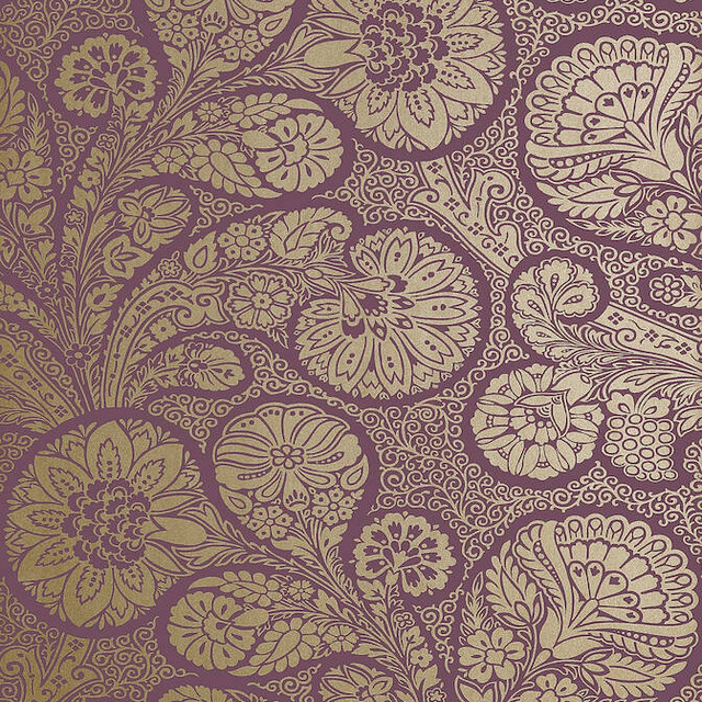 Troubadour Metallic Gold on Plum T13062 by Thibaut Wallpaper Thibaut Wallpaper Troubadour Metallic Gold on Plum T13062Wallpaper Monterey Wallpaper UNITED KINGDOM </p><p>Repeat: V: 36 27 - Fabric Carolina -