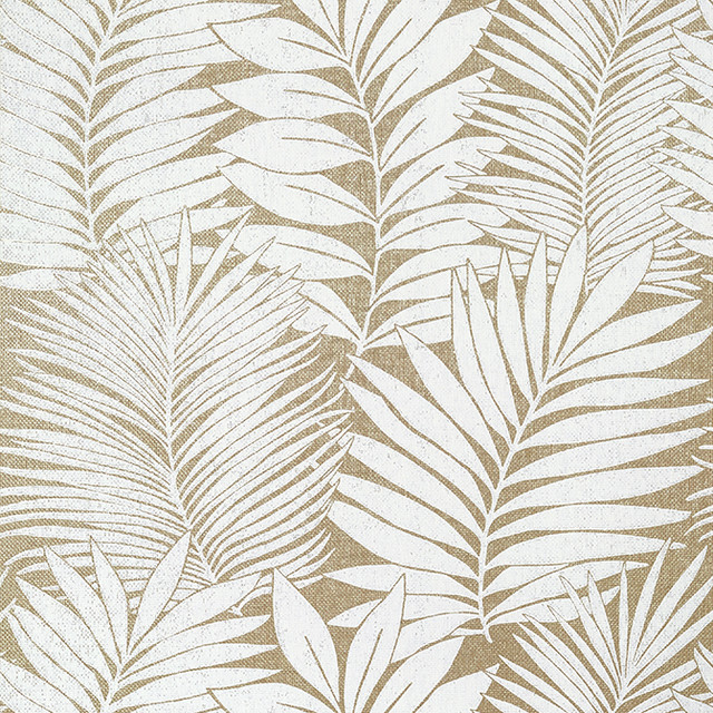Siesta Key Metallic Gold T13931 by Thibaut Wallpaper Thibaut Wallpaper Siesta Key Metallic Gold T13931Wallpaper Palm Grove Paperweave U.S.A. </p><p>Repeat: V: 25.25 27 - Fabric Carolina -