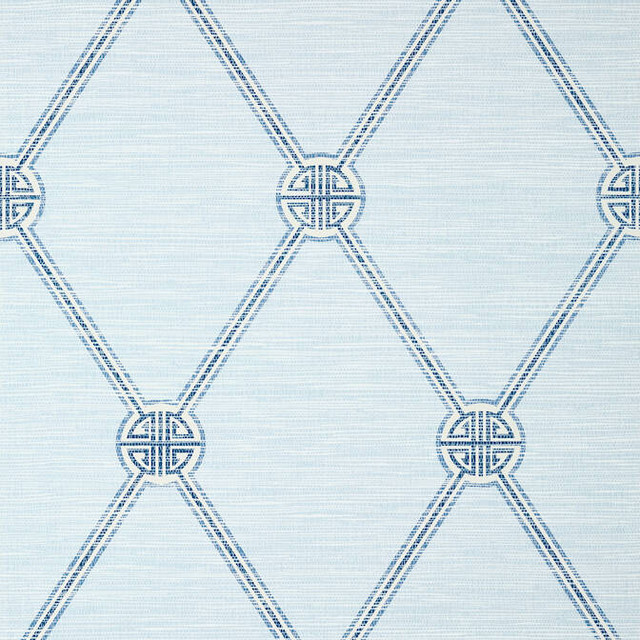 Turnberry Trellis Spa Blue T13350 by Thibaut Wallpaper Thibaut Wallpaper Turnberry Trellis Spa Blue T13350Wallpaper Pavilion Non-Woven Vinyl Wallpaper UNITED STATES </p><p>Repeat: V: 21 27 - Fabric Carolina -