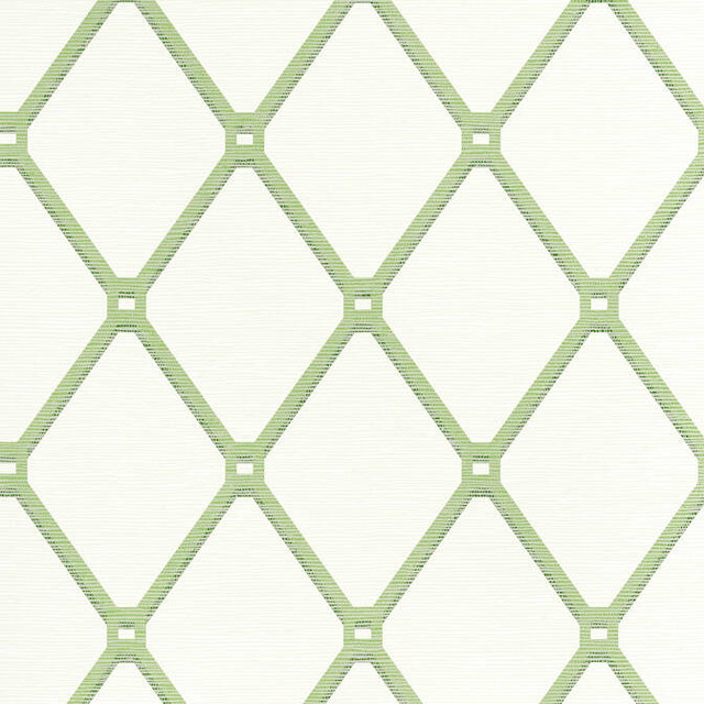 Easom Trellis Green T4051 by Thibaut Wallpaper Thibaut Wallpaper Easom Trellis Green T4051Wallpaper Surface Resource Wallpaper U.S.A. </p><p>Repeat: V: 12.75 27 - Fabric Carolina -