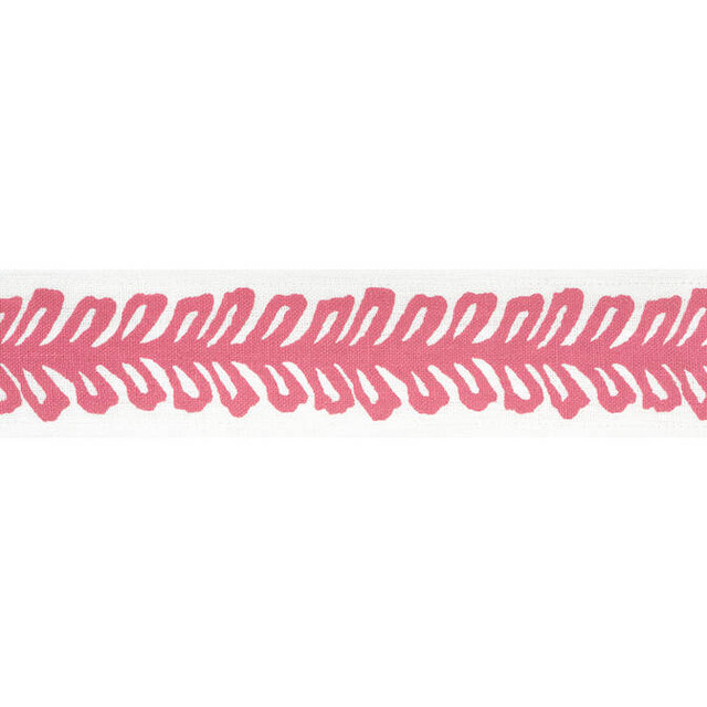 Lenox Tape Peony E12046 by Thibaut Fabric Thibaut Fabric Lenox Tape Peony E12046Fabric Tapes & Trims Volume 1 100% Linen INDIA </p><p>Repeat: V: 3.75 2 - Fabric Carolina -