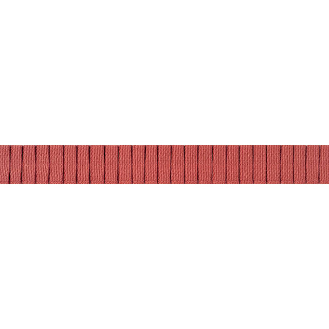 Pleated Tape Coral E12066 by Thibaut Fabric Thibaut Fabric Pleated Tape Coral E12066Fabric Tapes & Trims Volume 1 100% Cotton INDIA </p><p>Repeat: V: 0.37 0.87 - Fabric Carolina -