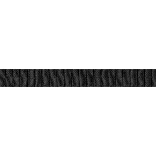 Pleated Tape Onyx E12069 by Thibaut Fabric Thibaut Fabric Pleated Tape Onyx E12069Fabric Tapes & Trims Volume 1 100% Cotton INDIA </p><p>Repeat: V: 0.37 0.87 - Fabric Carolina -