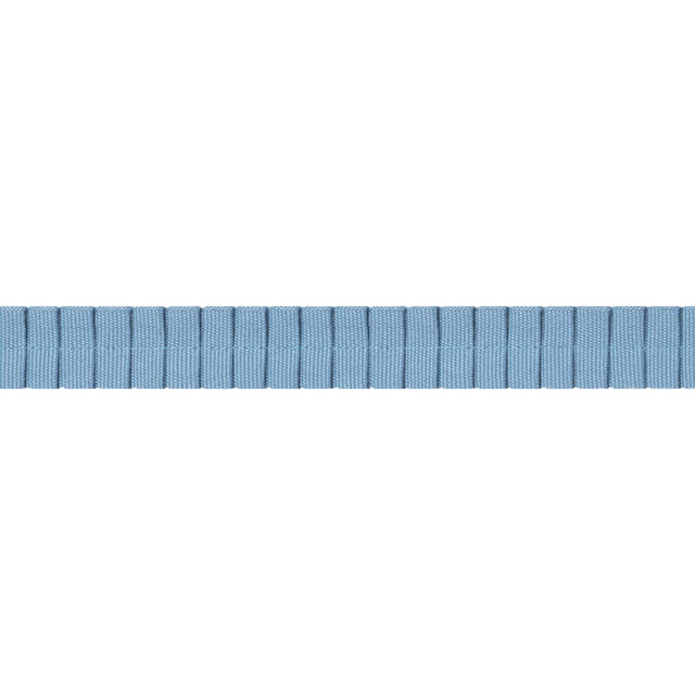 Pleated Tape Sky E12072 by Thibaut Fabric Thibaut Fabric Pleated Tape Sky E12072Fabric Tapes & Trims Volume 1 100% Cotton INDIA </p><p>Repeat: V: 0.37 0.87 - Fabric Carolina -