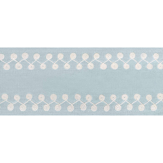 Perla Tape Powder E12225 by Thibaut Fabric Thibaut Fabric Perla Tape Powder E12225Fabric Tapes & Trims Volume 3 63% Linen, 34% Viscose, 3% Spun Poly INDIA </p><p>Repeat: V: 0.5 3.375 - Fabric Carolina -
