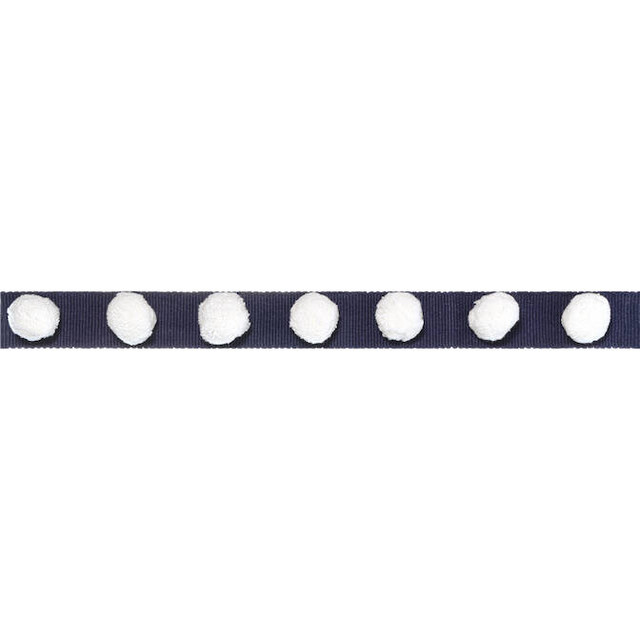 Pom Pom Tape Navy E12251 by Thibaut Fabric Thibaut Fabric Pom Pom Tape Navy E12251Fabric Tapes & Trims Volume 3 100% Cotton INDIA </p><p>Repeat: V: 2 1.25 - Fabric Carolina - Pom Pom Tape Navy E12251 by Thibaut Fabric Thibaut Fabric Pom Pom Tape Navy E12251Fabric Tapes & Trims Volume 3 100% Cotton INDIA </p><p>Repeat: V: 2 1.25 - Fabric Carolina -