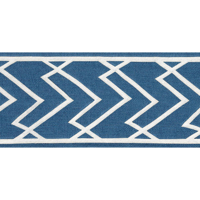 Summit Applique Tape Bermuda E12215 by Thibaut Fabric Thibaut Fabric Summit Applique Tape Bermuda E12215Fabric Tapes & Trims Volume 3 75% Linen, 25% Polyester INDIA </p><p>Repeat: V: 2.5 4 - Fabric Carolina - Summit Applique Tape Bermuda E12215 by Thibaut Fabric Thibaut Fabric Summit Applique Tape Bermuda E12215Fabric Tapes & Trims Volume 3 75% Linen, 25% Polyester INDIA </p><p>Repeat: V: 2.5 4 - Fabric Carolina -