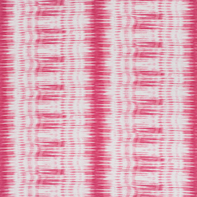 Ikat Stripe Pink F988703 by Thibaut Fabric Thibaut Fabric Ikat Stripe Pink F988703Fabric Trade Routes Fabric Book 61% Linen 39% Cotton THAILAND </p><p>Repeat: V: 23.25 54 - Fabric Carolina -