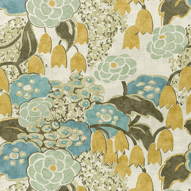 Laura Sage and Gold AF23102 by Anna French Fabric Anna French Fabric Laura Sage and Gold AF23102Fabric Willow Tree Fabric Book 60% Linen, 30% Cot, 10% Nylon SCOTLAND </p><p>Repeat: V: 24.5 54 - Fabric Carolina - Laura Sage and Gold AF23102 by Anna French Fabric Anna French Fabric Laura Sage and Gold AF23102Fabric Willow Tree Fabric Book 60% Linen, 30% Cot, 10% Nylon SCOTLAND </p><p>Repeat: V: 24.5 54 - Fabric Carolina -